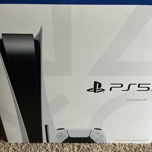 Sony PS5 Blu-Ray Disc Edition Console - White!🔥 Game Included!